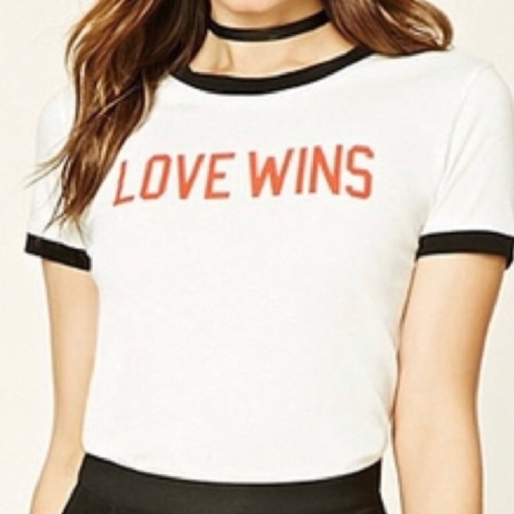 Forever 21 “Love Wins” Graphic T-shirt